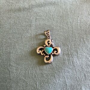 turquoise cross